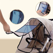 Stroller Rain Cover Waterproof Windproof Dust Shield for Baby Travel