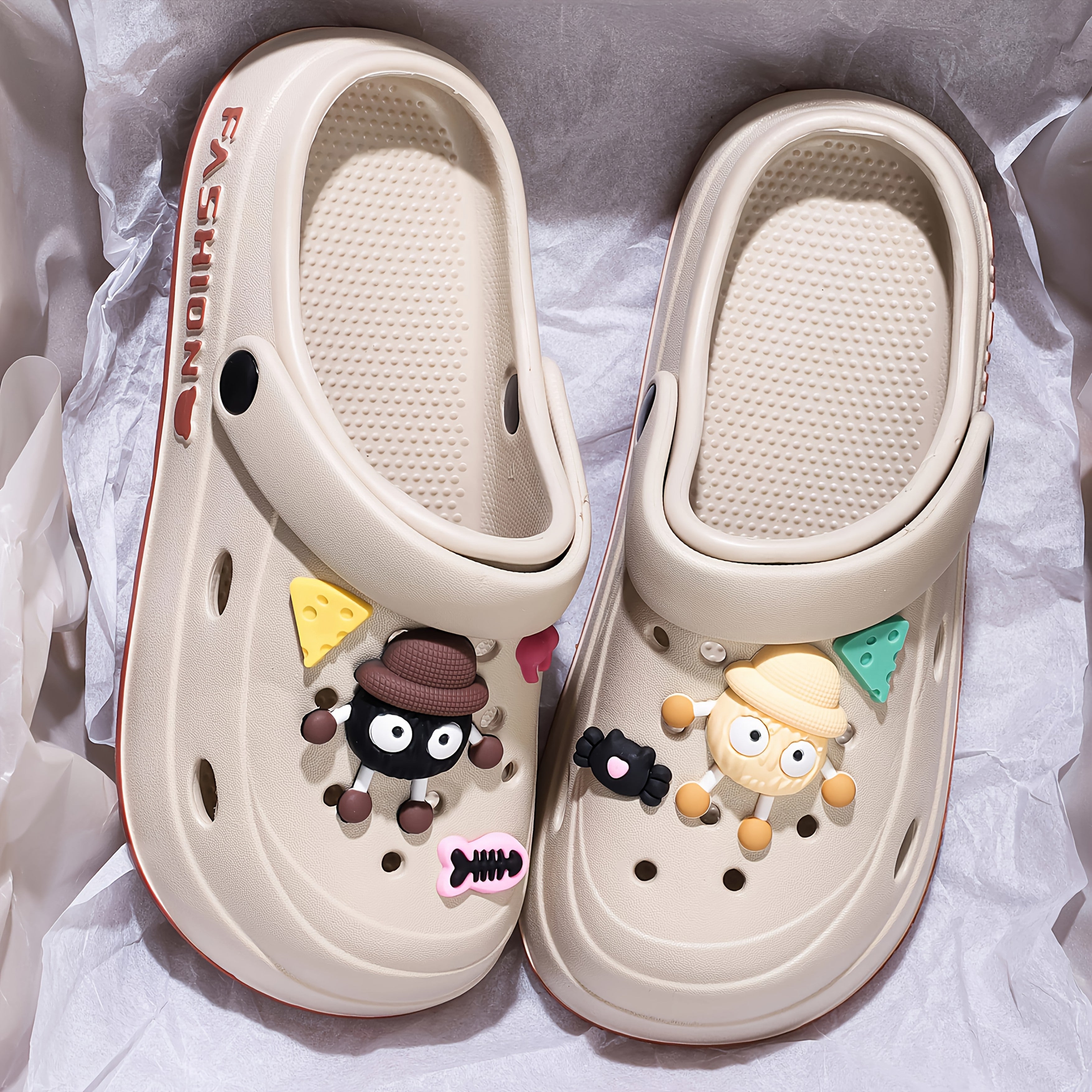 Women's EVA Clogs Breathable Ventilation Holes Casual Shoes Black