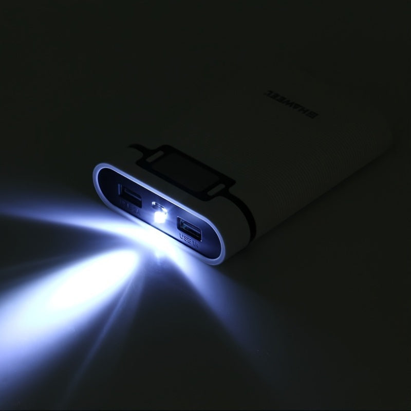 4-Section 18650 Battery Case with LED Indicator Portable Charging Box Plastic