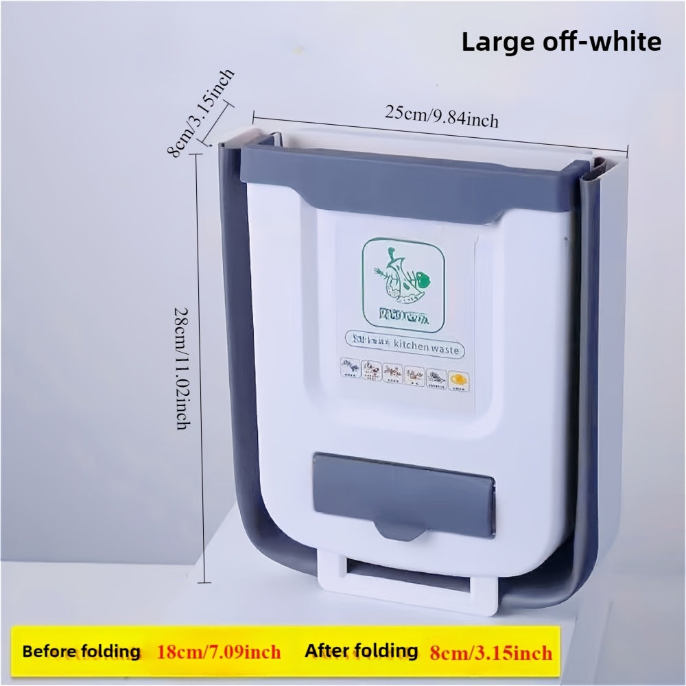Складной пластиковый автомобильный мусорный бак настенный, подвесной, для кухни и ванной