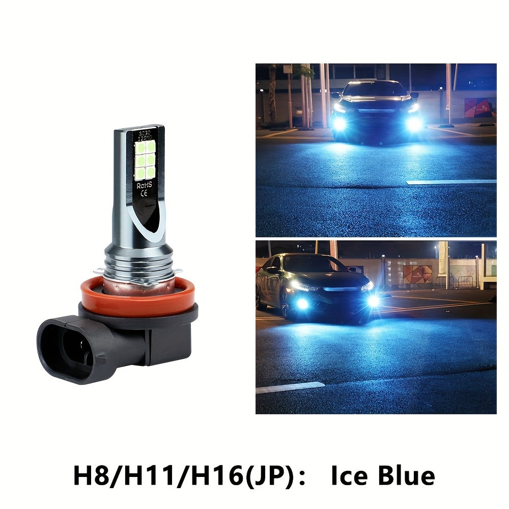 LED Car Fog Light Bulb 12V White Ice Blue H11 H8 Indicator Daytime Running