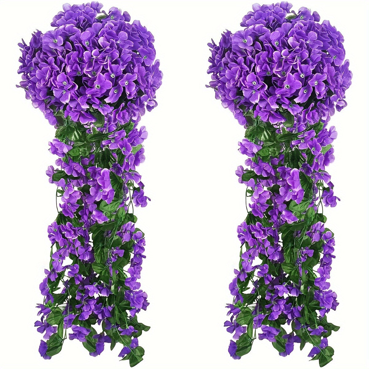 Enredadera de flores artificiales para decoración de bodas, hogar y jardín, cerezo en flor, 6 pies