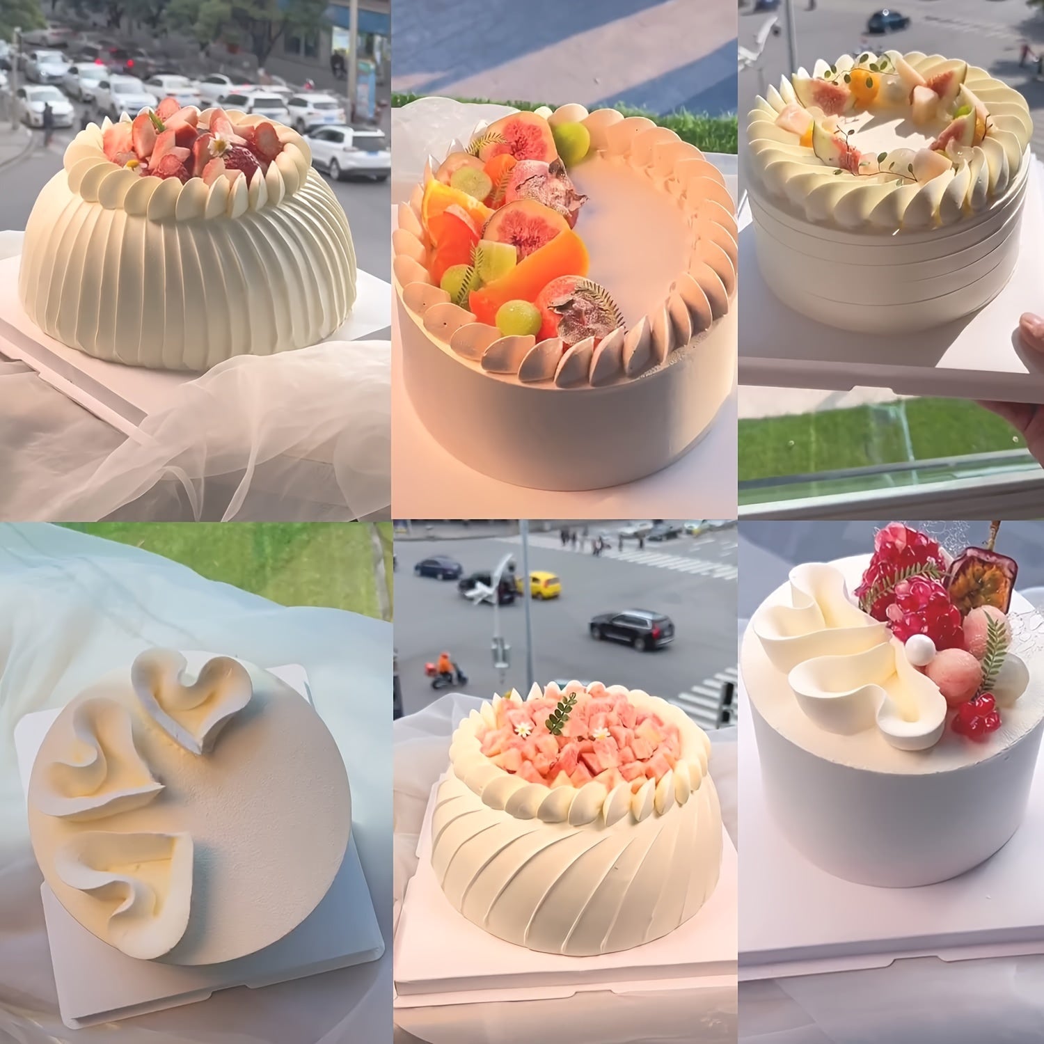 Uch dona zanglamas po'latdan yasalgan V-shaklidagi pishiriq uchi, mukammal bezatilgan kekslar va pechene uchun - Santa Anna muzqaymoq nozzle uchi, muzqaymoq va puff xamir tayyorlash uchun - Pishirish uchun zarur bo'lgan asboblar va oshxona aksessuarlar.