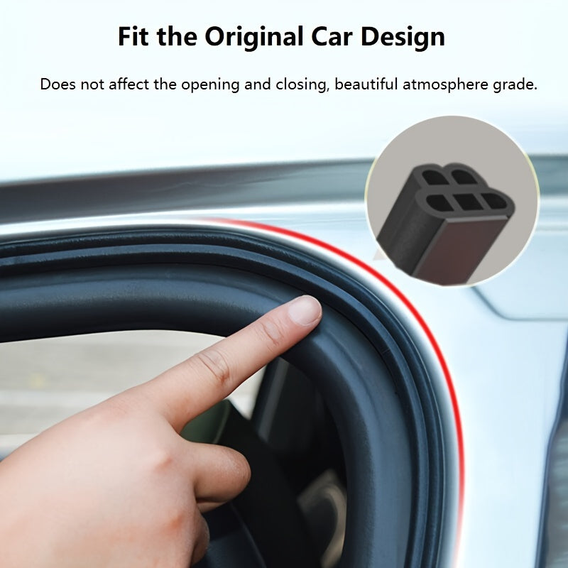 Eshiklar, kapot va bagaj uchun avtomobil ob-havo yopishqoq muhrlari, sintetik kauchuk, og'ir xizmat