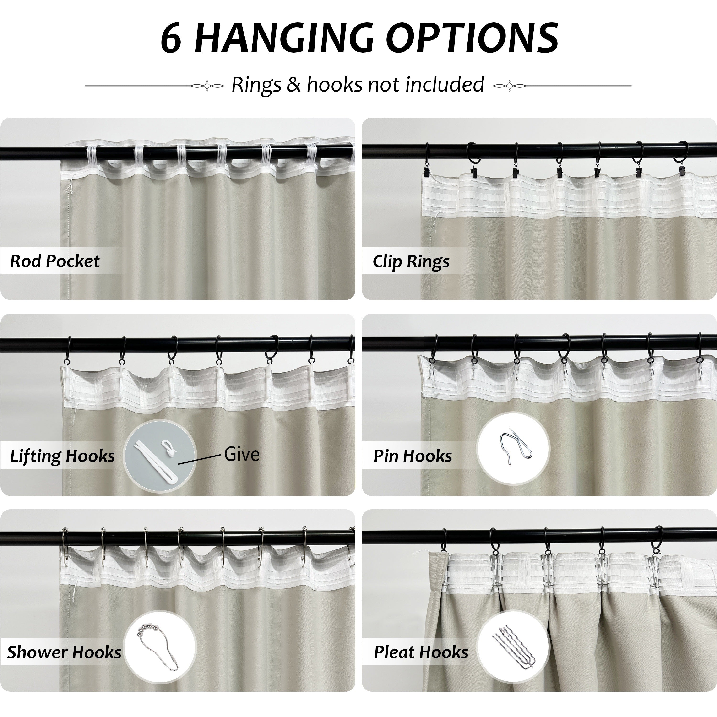 White Shiny Tulle Curtain Panels for Bedroom Living Room Office Kitchen Elegant Sheer Window Drapes