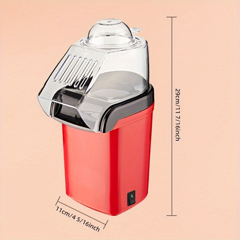 Kompakt GMBIN Popkorn tayyorlagich - Bir tugma bilan boshqarish, tez va teng issiqlik, uy sharoitida foydalanish uchun yengil va portativ. Mustahkam PP materialidan tayyorlangan. Zamonaviy popper dizayni va mustahkam plastmassa