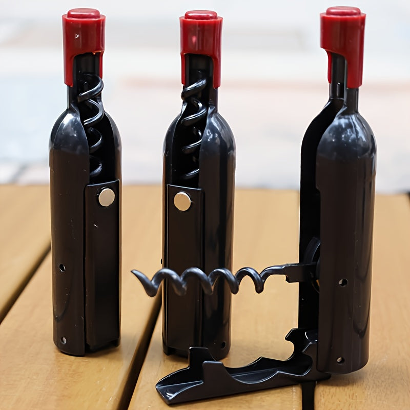 2024 Wine and Beer Bottle Opener ABS Magnetic Red Wine Bottle Opener