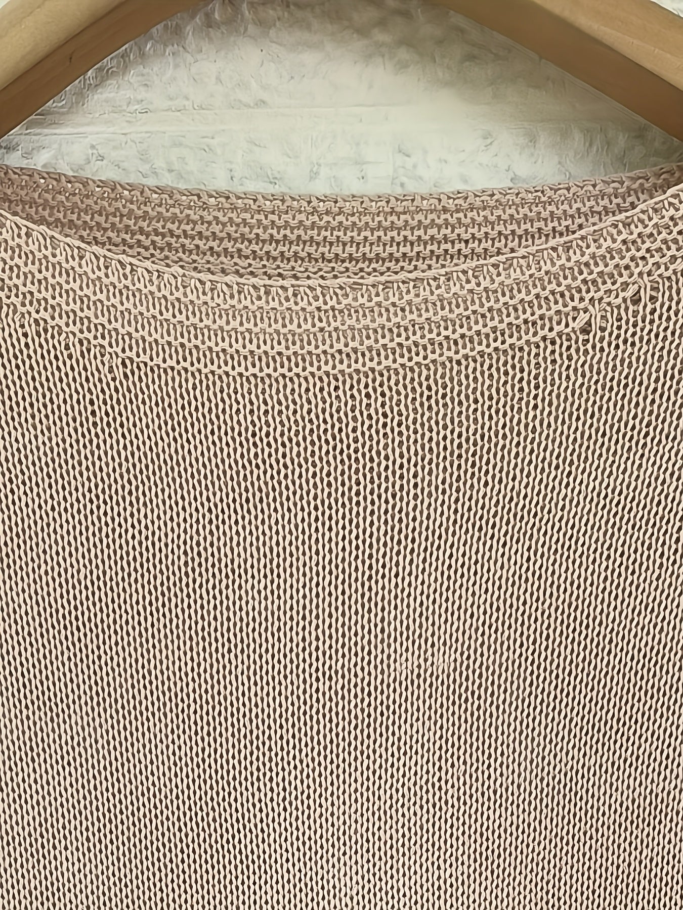 Suéter de punto floral de talla grande para mujer, suave y con estiramiento, top de manga larga