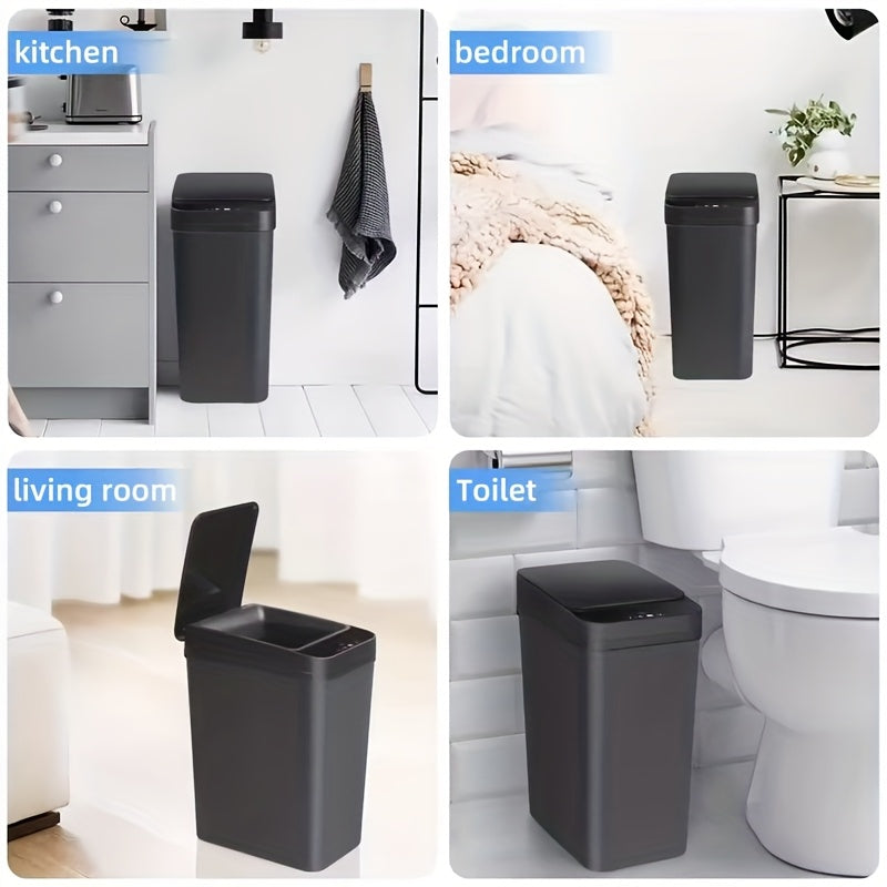 Touchless 2.2-Gallon Trash Can with Automatic Sensor and Seal Lid for Home Office Bathroom