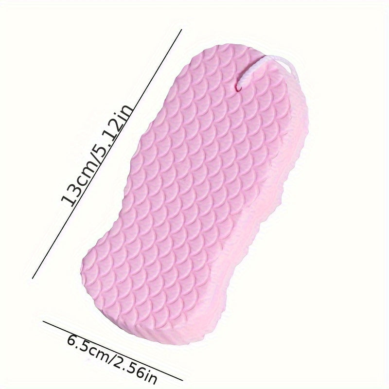 Мягкая губка для купания малыша с дружелюбным к коже мультяшным тиснением для бережного очищения