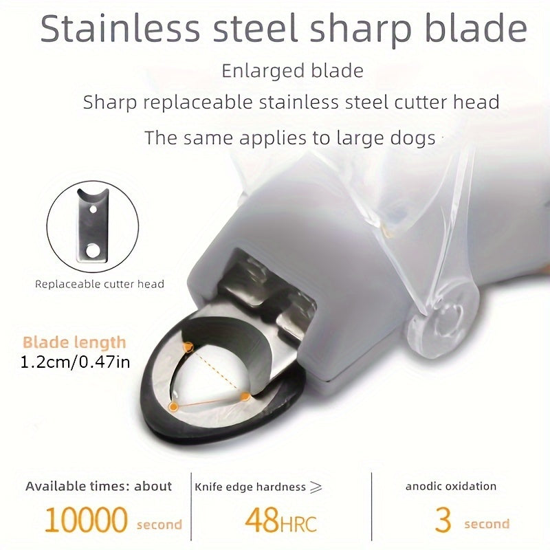 Pet Nail Clippers with LED Lights and Cleaning Supplies for Cats and Dogs