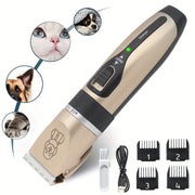 Pet Grooming Kit Cordless Quiet Hair Trimmer for Cats and Dogs USB Rechargeable