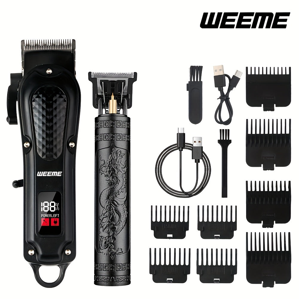 Electric Hair Clipper Set for Men and Family - Safe, Easy to Use