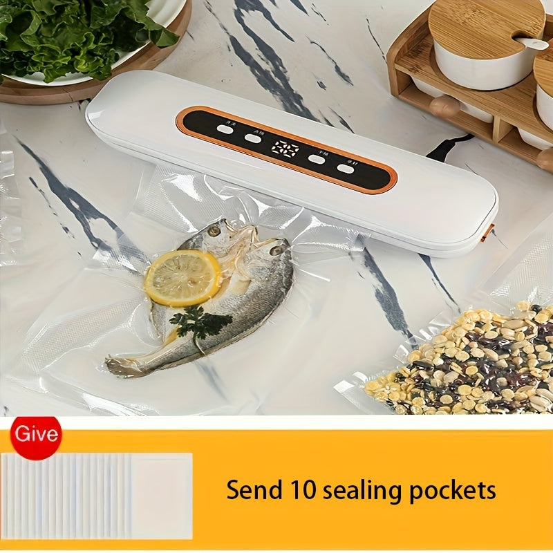 Портативный автоматический вакуумный упаковщик для хранения продуктов и закусок