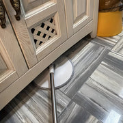 Portativ uy pol mopi, aylanuvchi ABS zanglamaydigan po'latdan yasalgan bosh va super nozik tolali mop pad bilan, yashash xonalarida, yotoqxonalarda, hammomlarda, oshxonalarda va hojatxonalarda tozalash uchun mukammal. Quvnoq 1 dona to'plamda keladi.