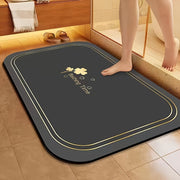 Diatom Bath Mat Absorbent Quick-Drying Non-Slip Bathroom Carpet