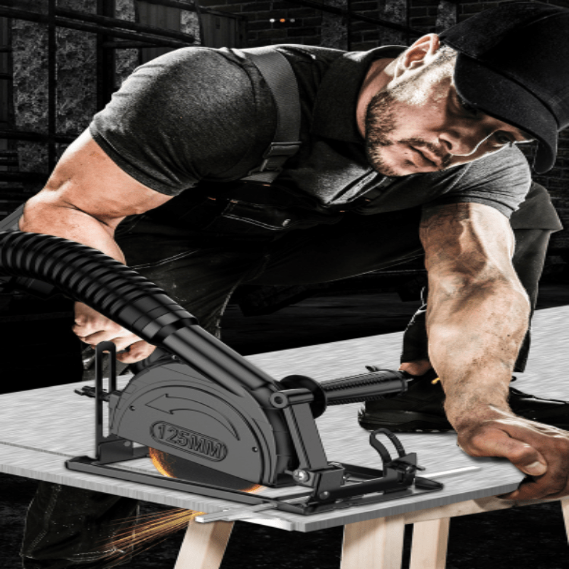 Iron Angle Grinder Bracket for 100-125mm Marble Frame Multi-Accessory Use