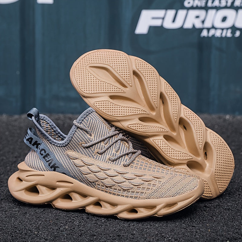 Zapatillas transpirables de tejido trenzado antideslizantes para actividades al aire libre