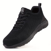 Women's Breathable Mesh Chef Shoes Soft MD Sole All-Season Black