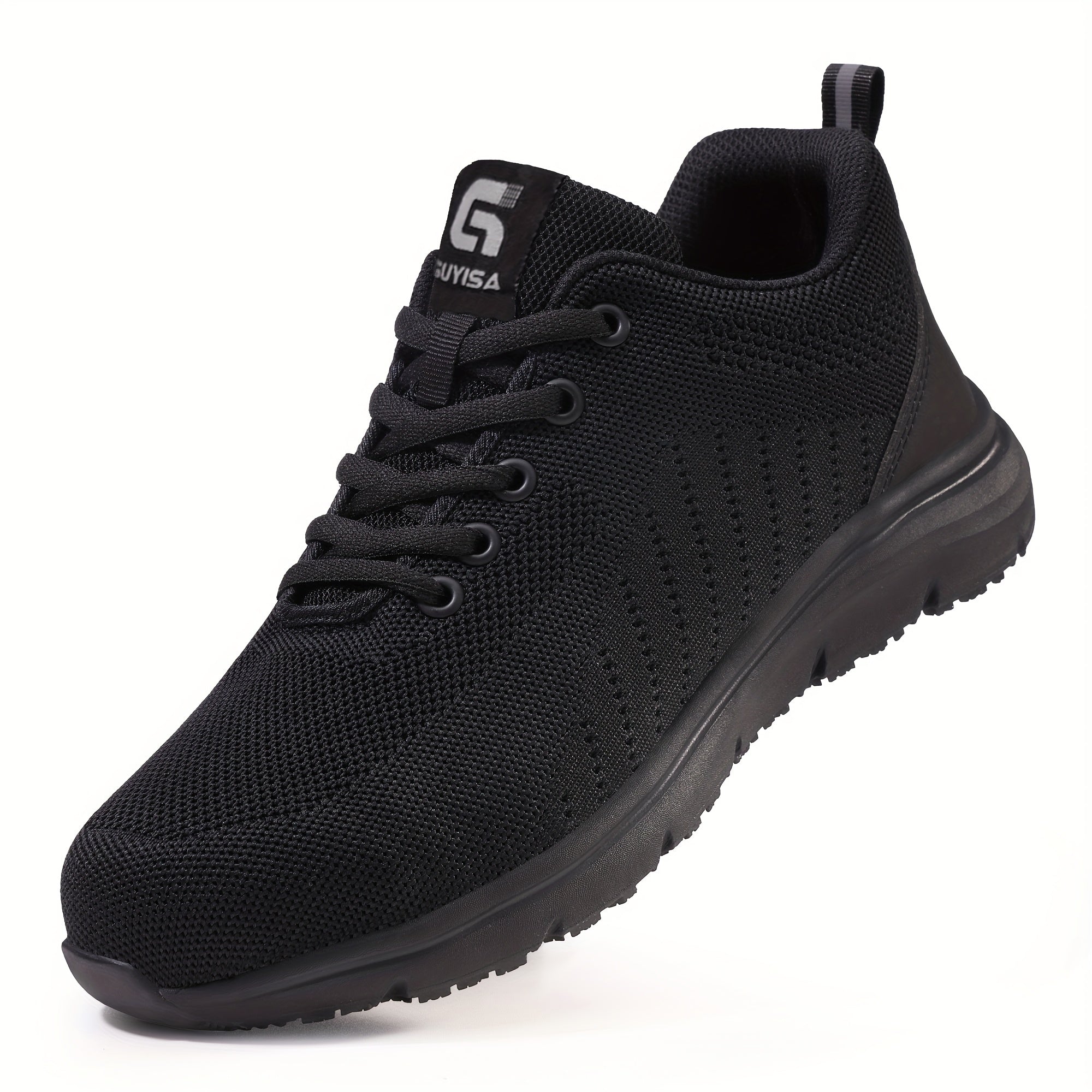 Women's Breathable Mesh Chef Shoes Soft MD Sole All-Season Black