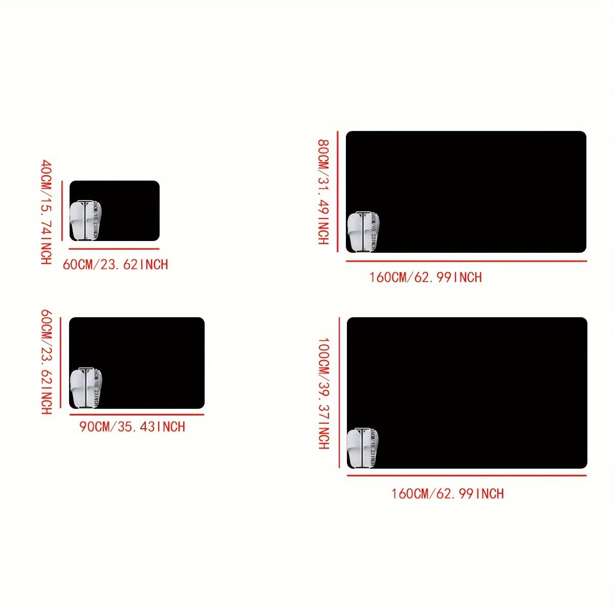 Alfombra de área shaggy gris claro de 160cm x 80cm, lavable a máquina, poliéster para dormitorio y sala de estar