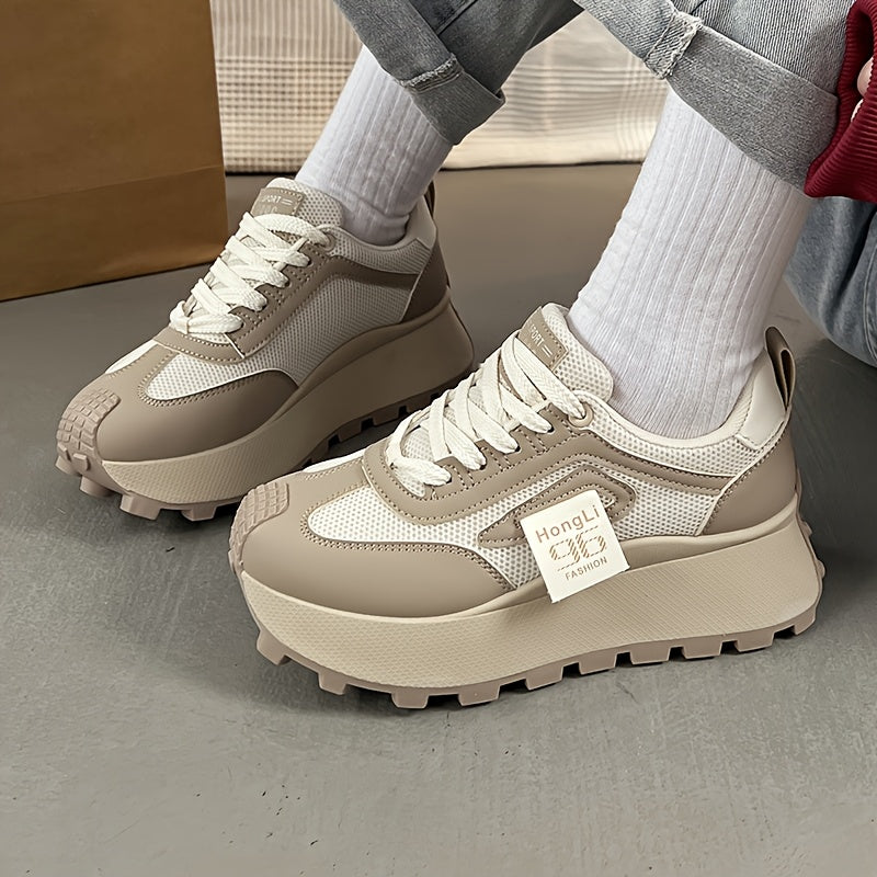 Women's Casual Sneakers Breathable Fabric Low Top Athletic Shoes