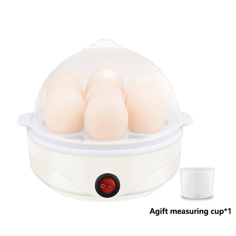 15 ta tuxum uchun elektr tuxum pishirgich, bug'lash, yumshoq, o'rtacha, qattiq qaynatish, qovurish va omlet funksiyasi bilan