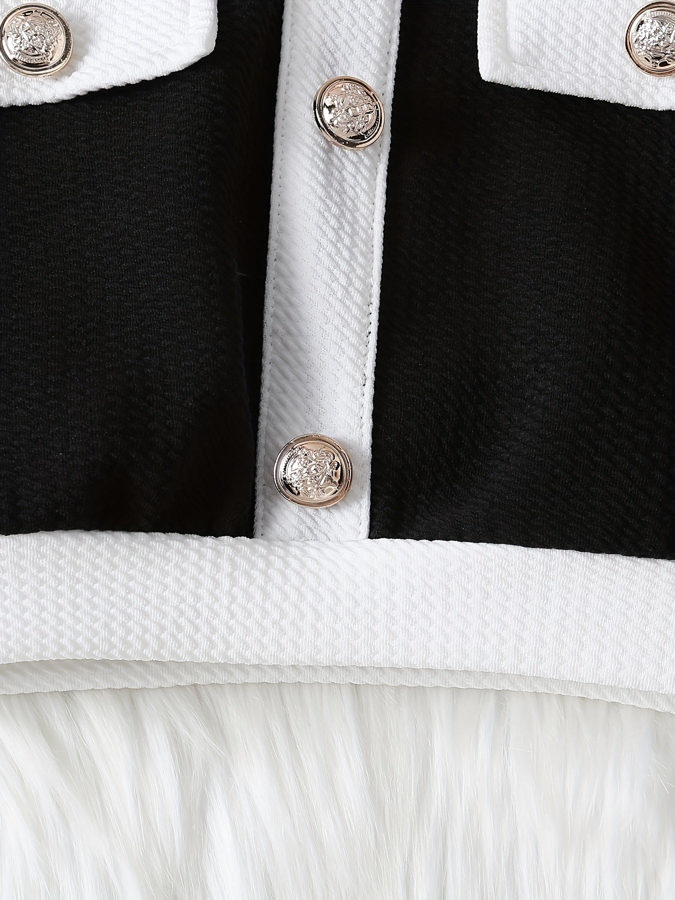 Girls' 2-Piece Striped Outfit with Crew Neck Cardigan and Skirt for Casual and Party Wear