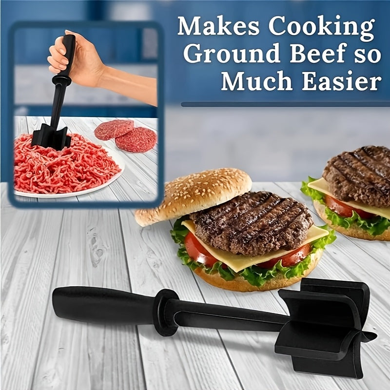 Durable ABS Handheld Meat Chopper and Spatula for Cooking and Mixing