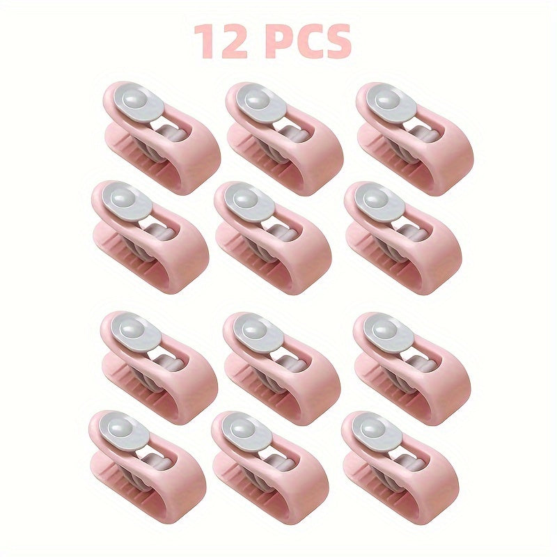 6/12 Piece Blanket Clips Set Non-Slip Quilt Holders for Blankets Clothes Curtains