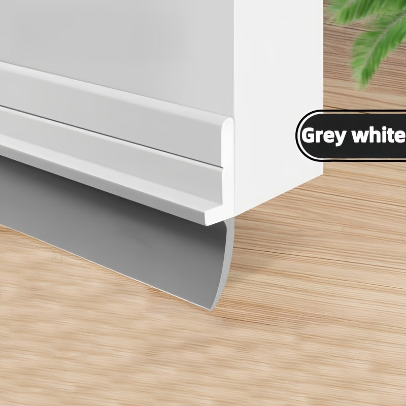 Self-Adhesive Door Seal Strip for Bathroom Glass and Wood Doors Soundproof Waterproof Dust Insect Protection