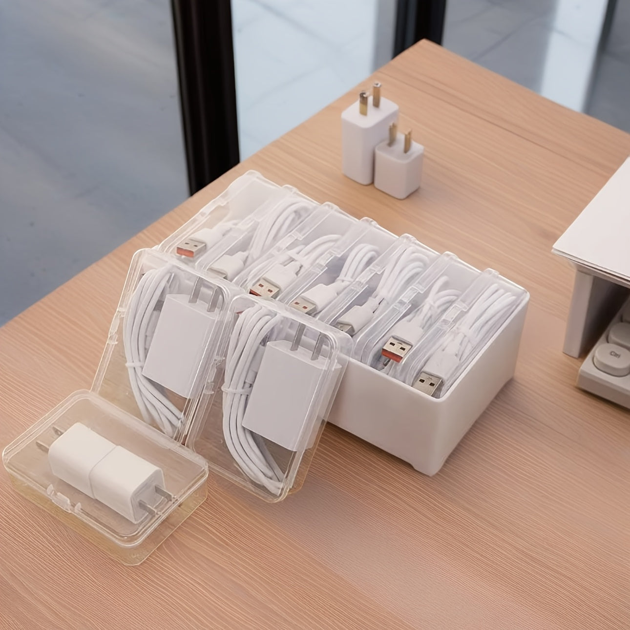 16 ta to'plam, Ma'lumot kabeli va ish stoli tashkiloti uchun ko'p maqsadli saqlash qutilari, tortma tashkilotchilari, turli joylar uchun ideal, masalan, yashash xonalari, o'qish xonalari, yotoqxona va boshqalar.