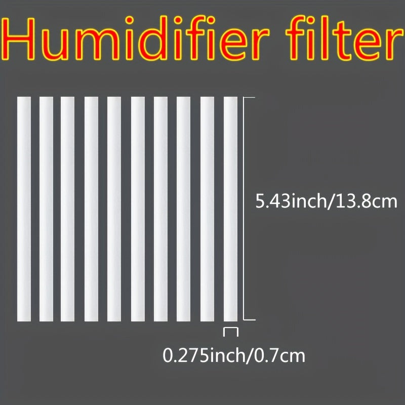 10 dona / 7mm*138mm Havo namlantiruvchi diffuzor almashtirish filtri tayoqchasi, super yutuvchi