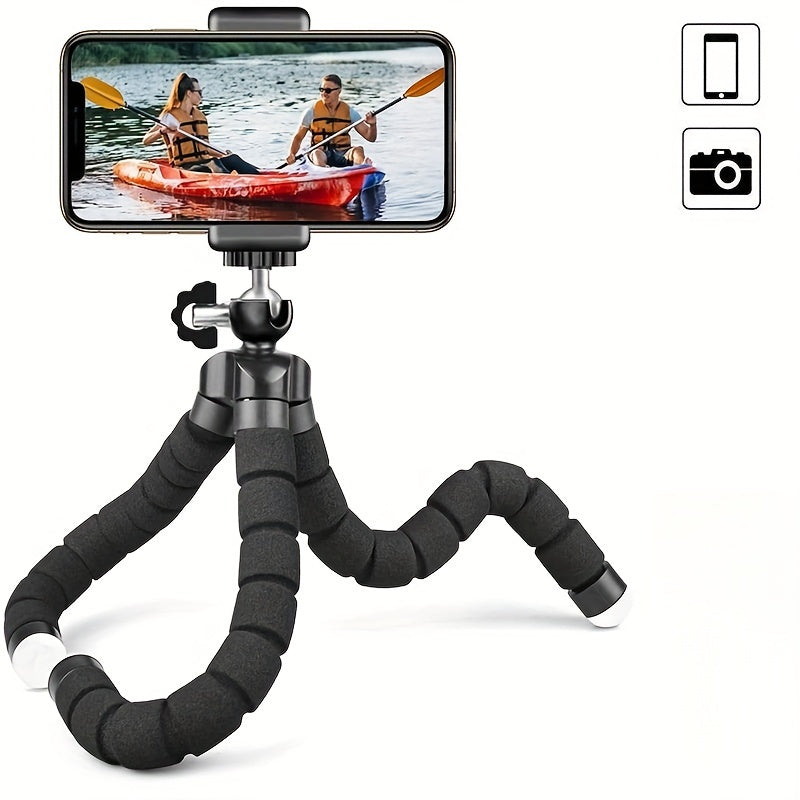 Mini Octopus Tripod for Phones and Cameras 360° Rotation Portable Clip