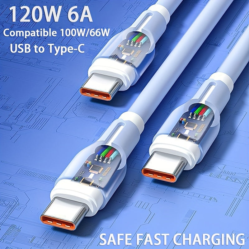 Fast Charging USB C Cable for Mobile Phones Data Transfer High-Speed Durable