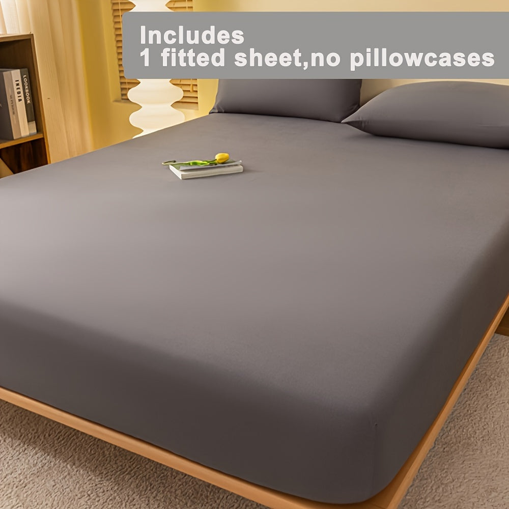 Soft Airy Fitted Sheet Dust and Stain Resistant Easy to Clean Suitable for Bedrooms Guest Rooms Dorms