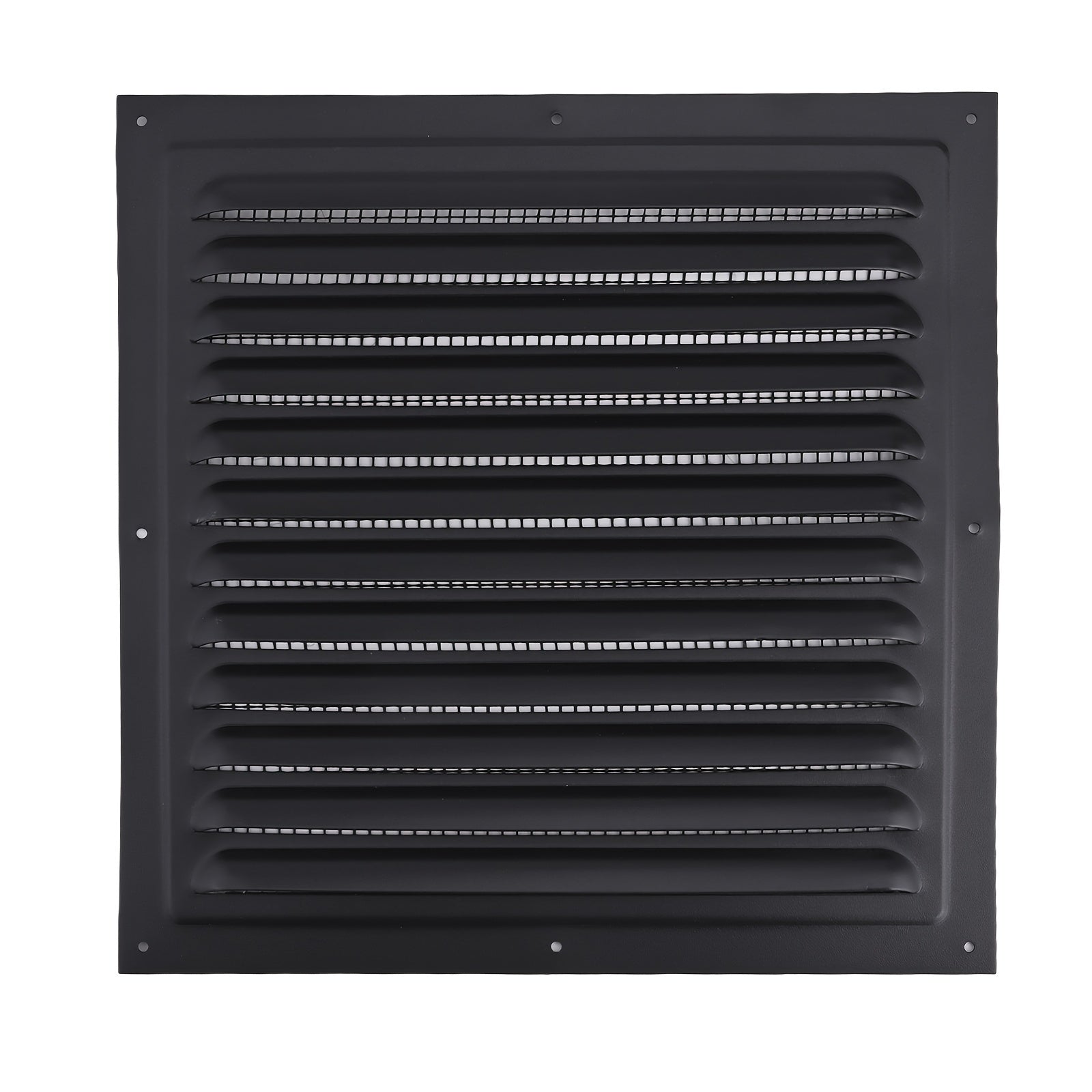 Aluminum Vent Cover 25.4x25.4 cm HVAC Air Circulation Louvered Shutter