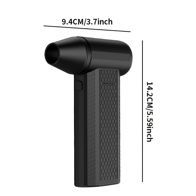 Electric Air Blower 130,000 RPM Turbo Fan 5W Rechargeable Lithium Battery