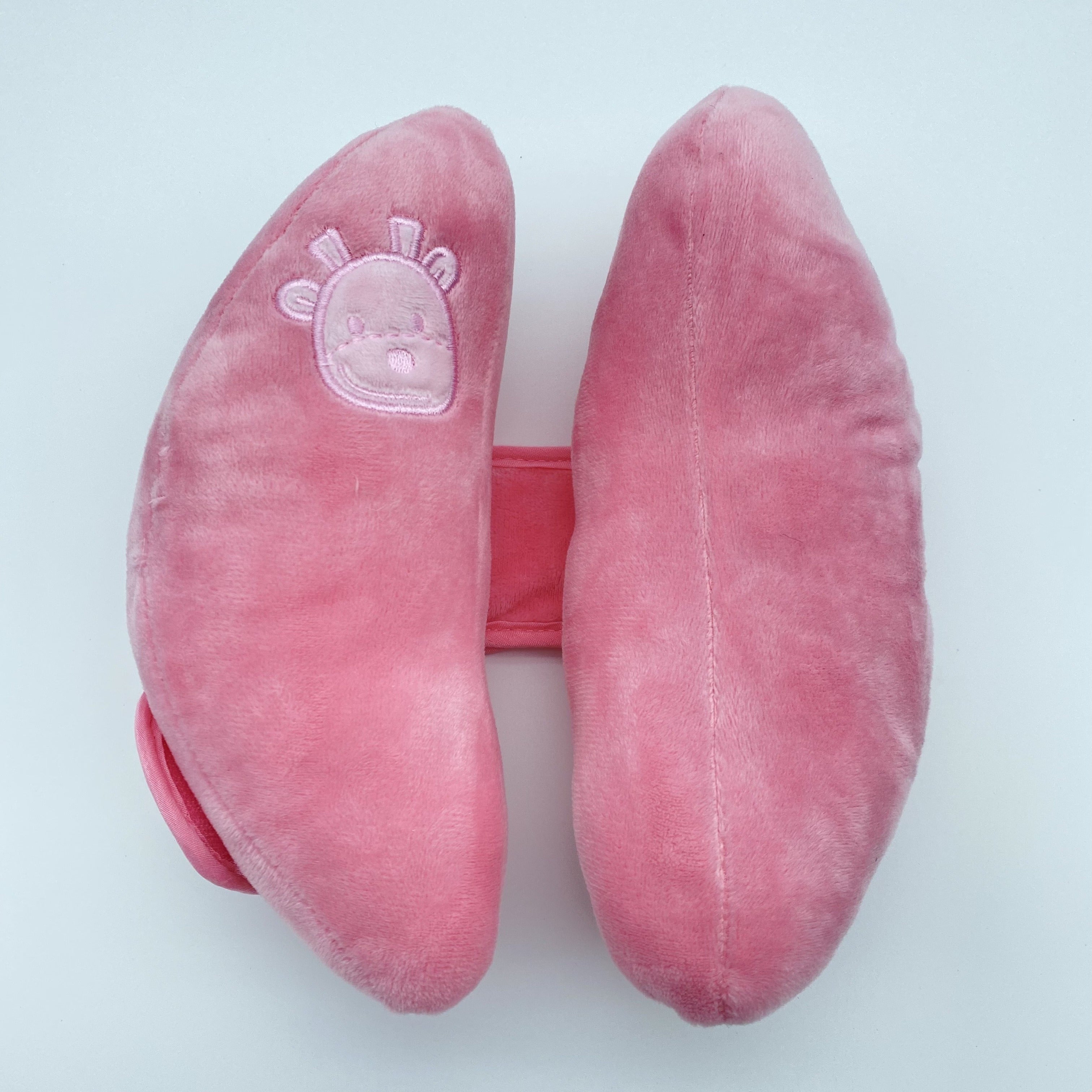 Cojín de cuello suave en forma de banana para cochecitos y asientos de coche