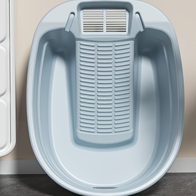 Qattiq yuvish taxtasi, sabun ushlagichi bilan - Uy va yotoqxona uchun ideal, kir yuvish idishi bilan birga keladi