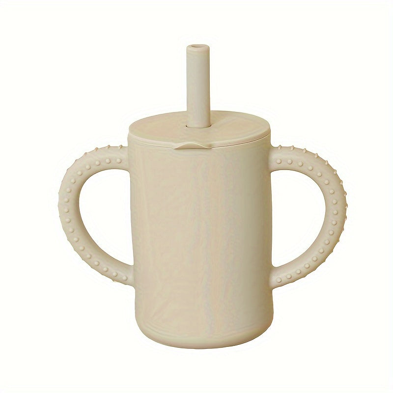 Taza de bebé con boquilla de silicona para niños pequeños, sin BPA, a prueba de fugas, duradera, de 0 a 3 años