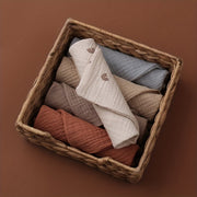 Juego de 5 toallas de algodón suave de gasa para bebé para cara y manos, set de regalo