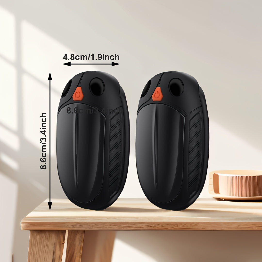 Dual-Sided Rechargeable Hand Warmer for Camping Travel Outdoor Activities