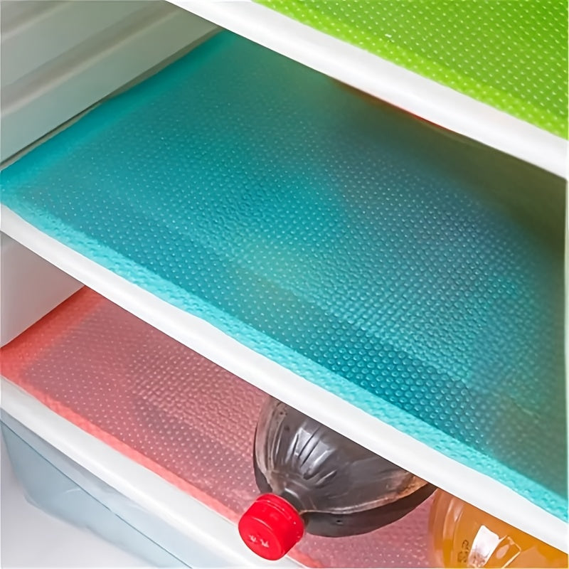 4 Pack Waterproof Washable Refrigerator Liners for Shelves Cabinets Drawers