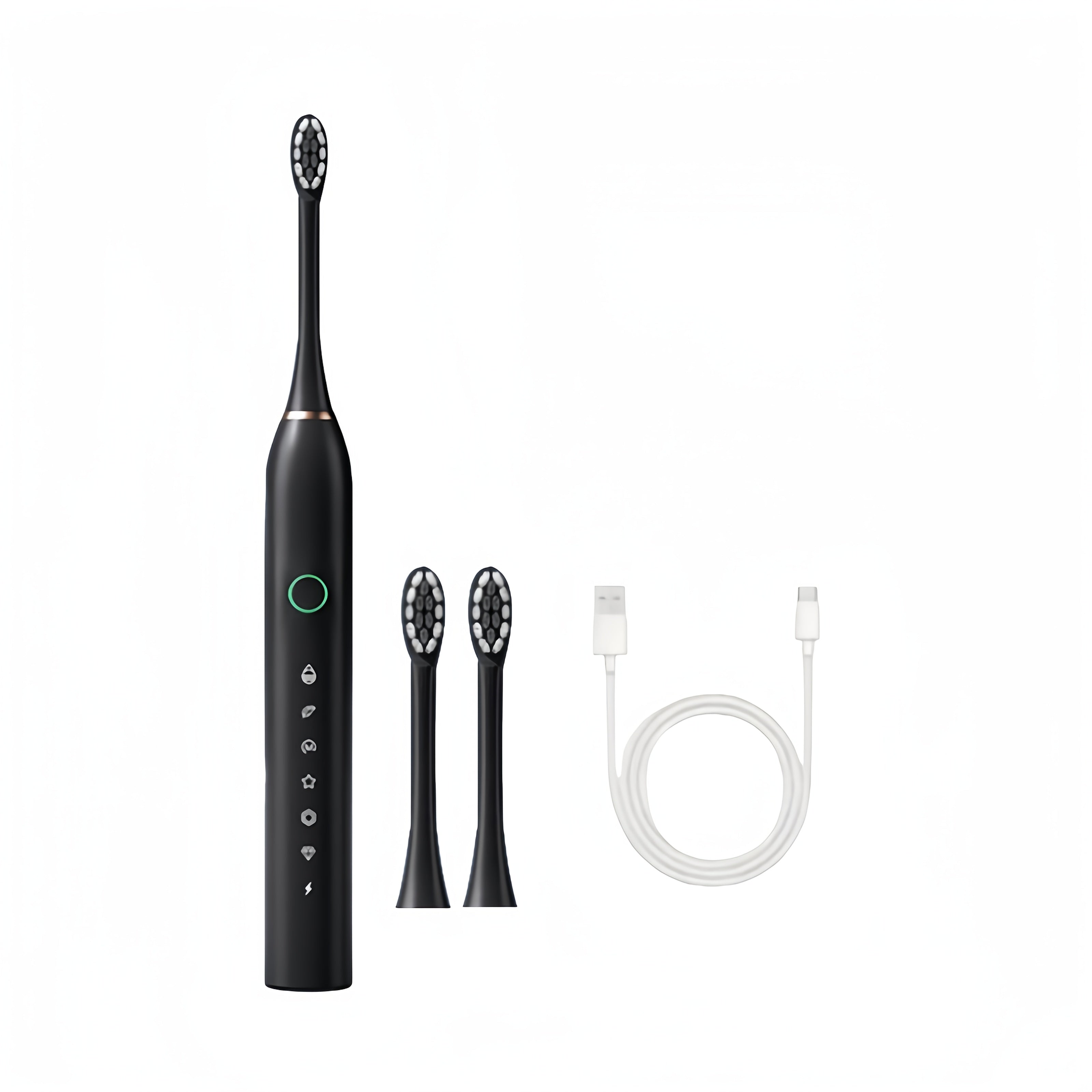 Electric Toothbrush Men Women Rechargeable Acoustic Wave Whitening 6 Modes
