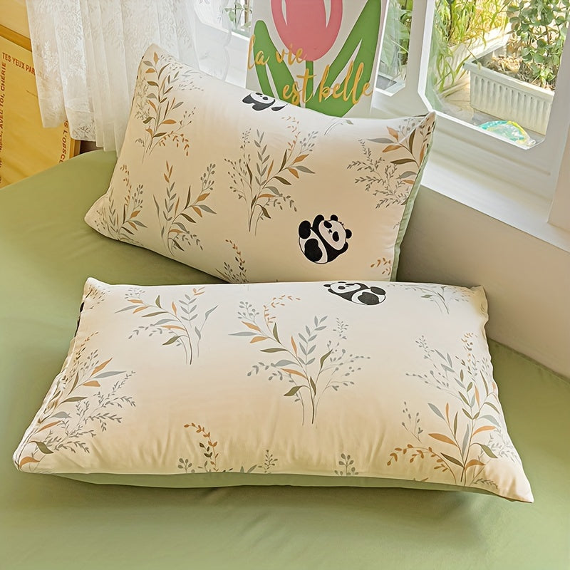 Small Floral Pillowcase Pack, Soft Washable Cotton, Comfortable Bedding