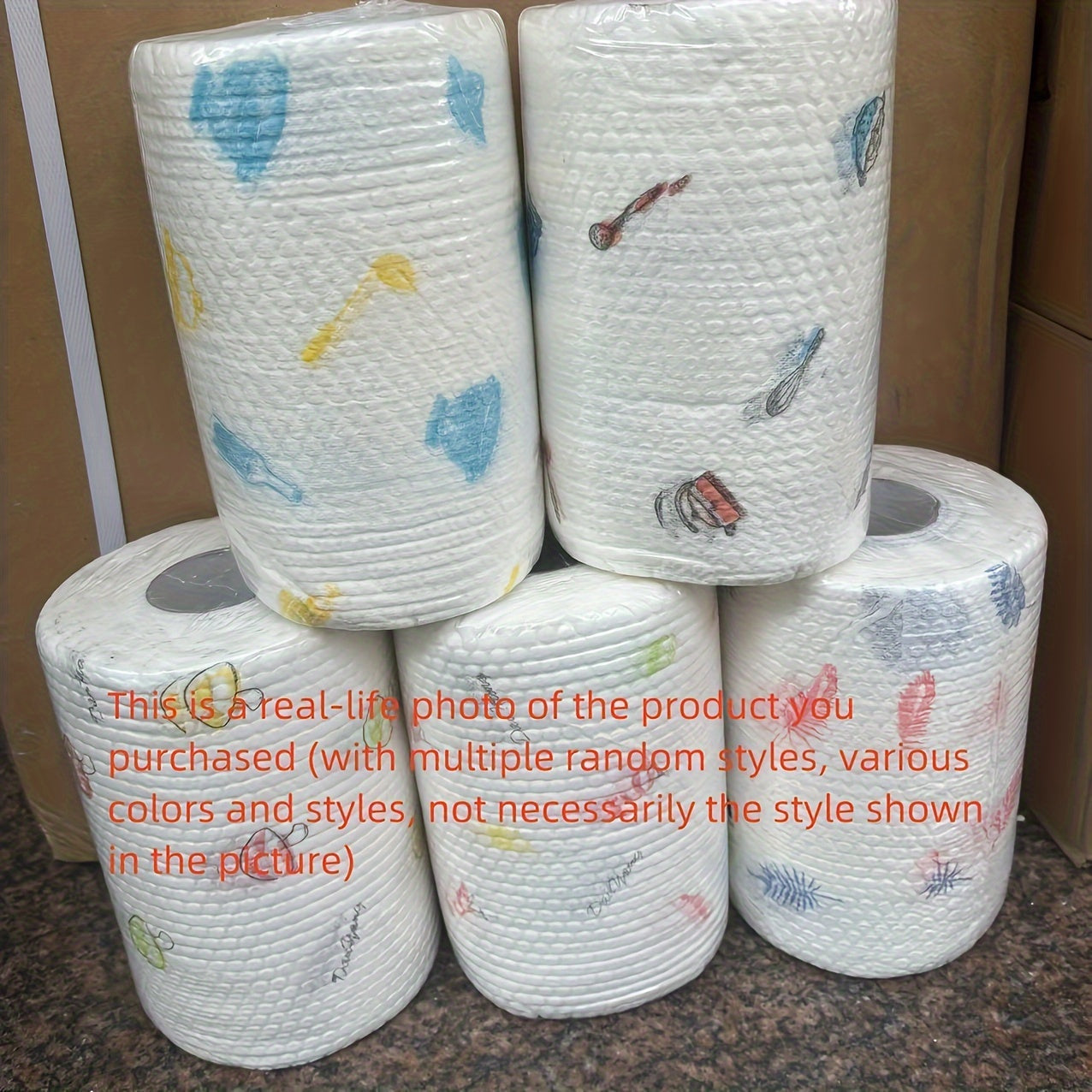 Qayta ishlatiladigan 400 varaqlik oshxona qog'oz sochiqlari, yuviladigan, singdiruvchi tozalash matosi