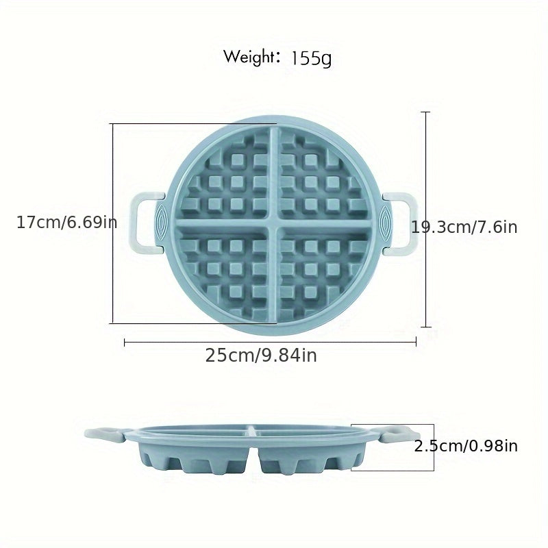 Silicone Waffle and Chocolate Mold for Pastries Muffins and Cakes