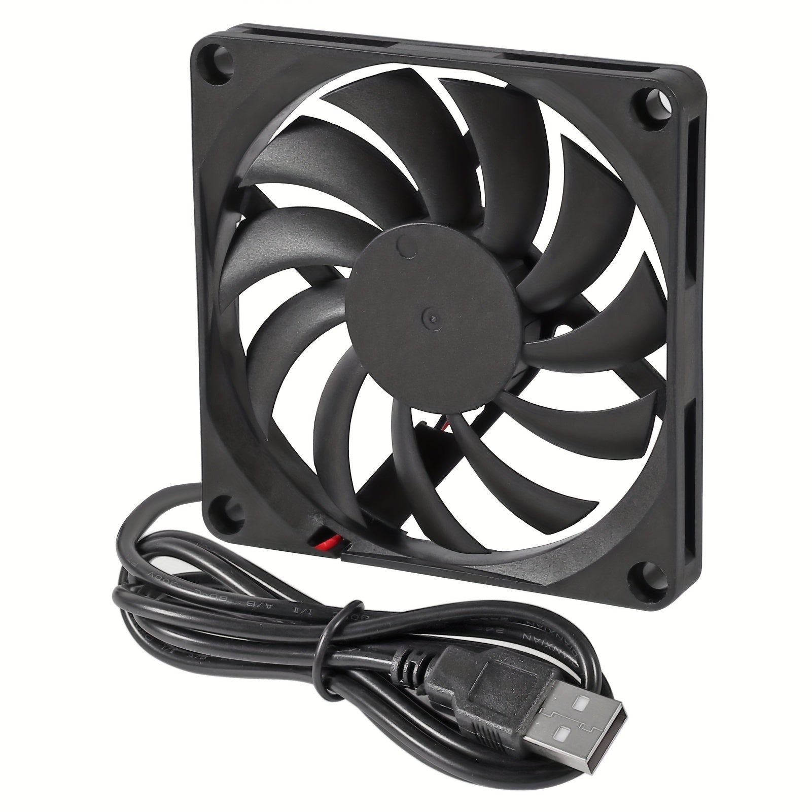 Two 80mm DC 5V USB fans for 3D printers and PC CPU cooling 8010 8015