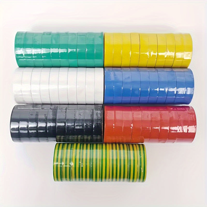 6-to'plam olovga chidamli PVC Elektrik Lentasi Ichki Tashqi Yuqori Haroratga chidamli Suv o'tkazmaydigan